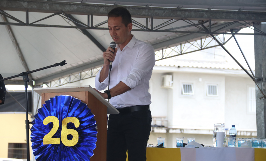 Secretário da Segurança Pública prestigia 26°aniversário de Pontal do Paraná