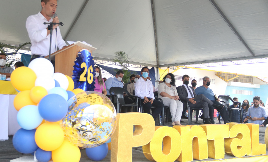 Secretário da Segurança Pública prestigia 26°aniversário de Pontal do Paraná