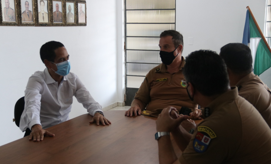 Polícia Militar recebe visita do Secretário da Segurança Pública no Litoral