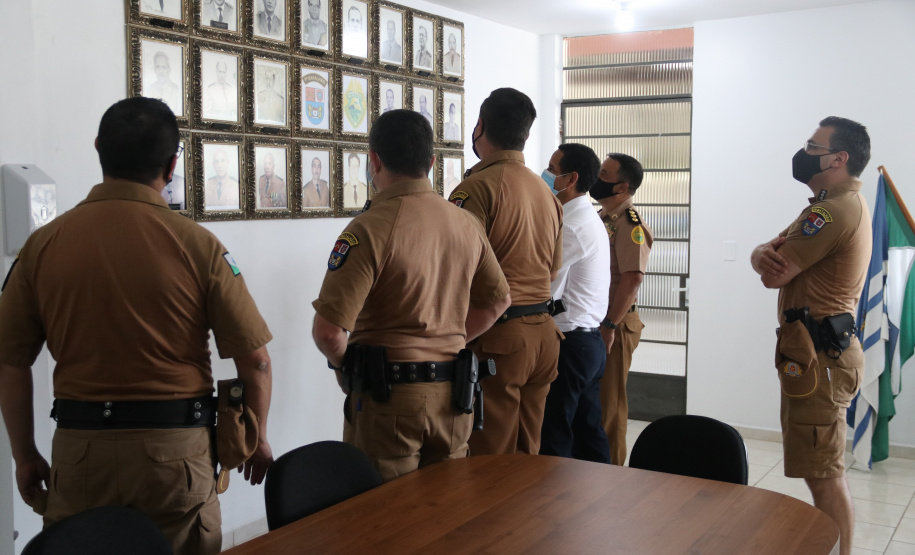 Polícia Militar recebe visita do Secretário da Segurança Pública no Litoral