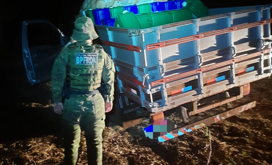 BPFRON e PF apreendem carga de agrotóxicos avaliada em R$ 10 milhões no Oeste do estado