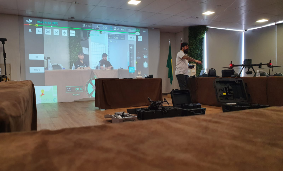 Policiais penais são capacitados para operar aeronaves remotamente pilotadas