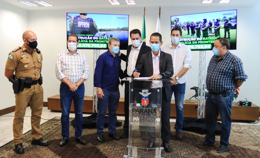 Estado libera construção do novo Batalhão de Polícia de Fronteira de Marechal Cândido Rondon