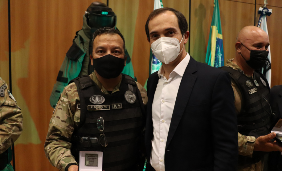 Esquadrão Antibombas da PMPR celebra trigésimo aniversário com presença do vice-governador