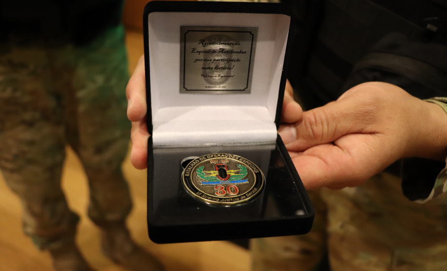 Esquadrão Antibombas da PMPR celebra trigésimo aniversário com presença do vice-governador