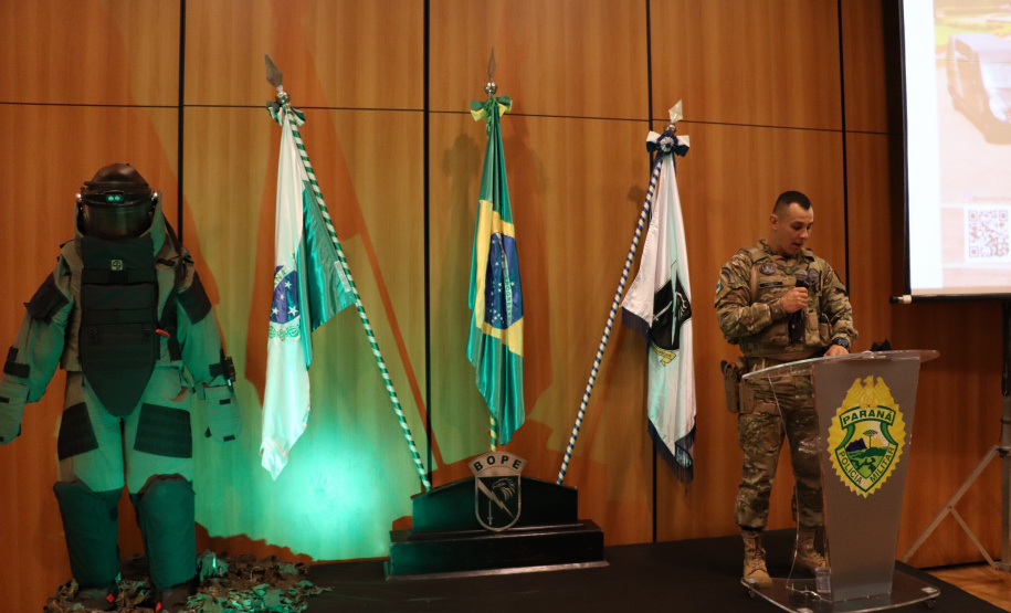 Esquadrão Antibombas da PMPR celebra trigésimo aniversário com presença do vice-governador
