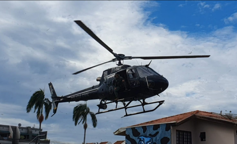 PCPR realiza voos especializados de polícia judiciária no Litoral