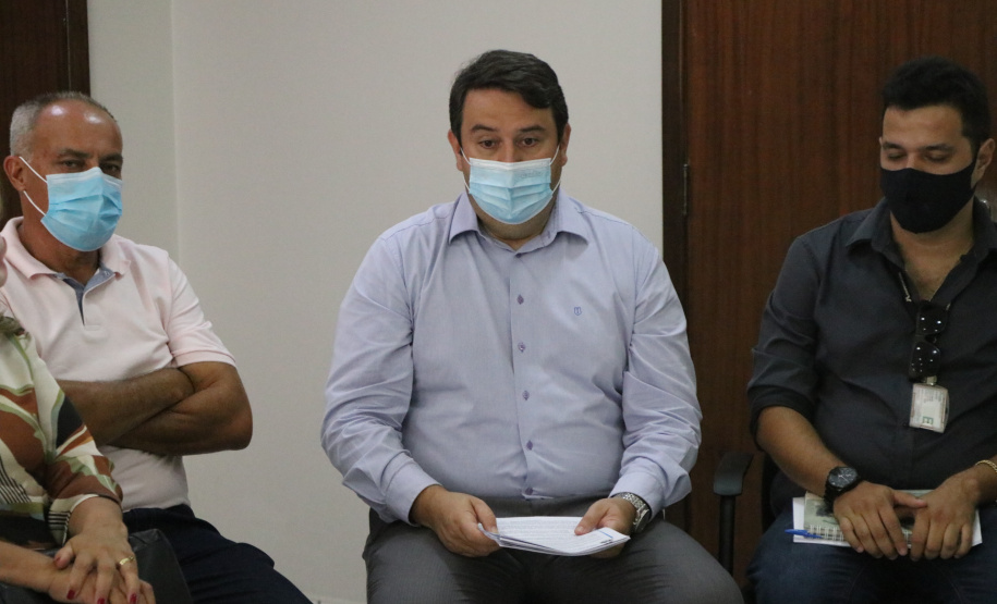 Secretário participa de reunião na prefeitura de Guaíra