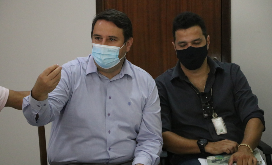 Secretário participa de reunião na prefeitura de Guaíra