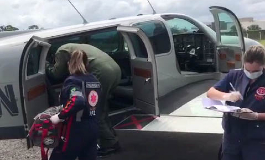 Em 25 minutos, BPMOA leva vítima de infarto do litoral à Curitiba para atendimento médico