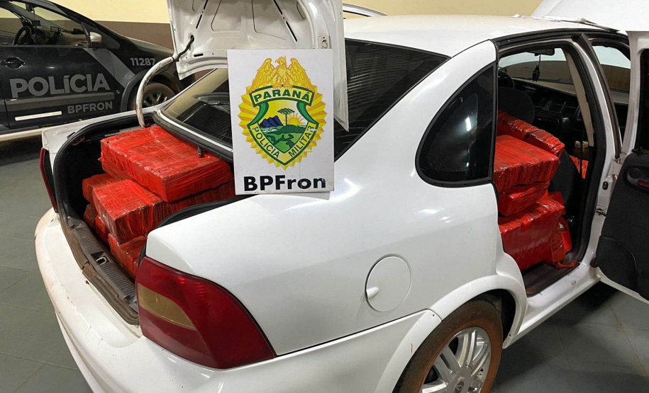 BPFron apreende mais de meia tonelada de maconha no Oeste do Estado