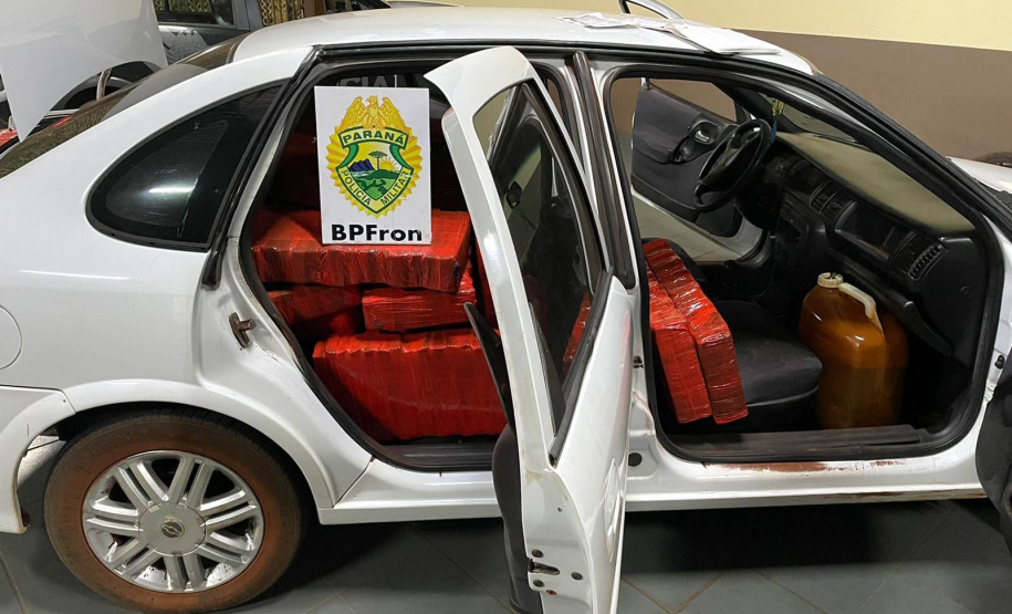 BPFron apreende mais de meia tonelada de maconha no Oeste do Estado