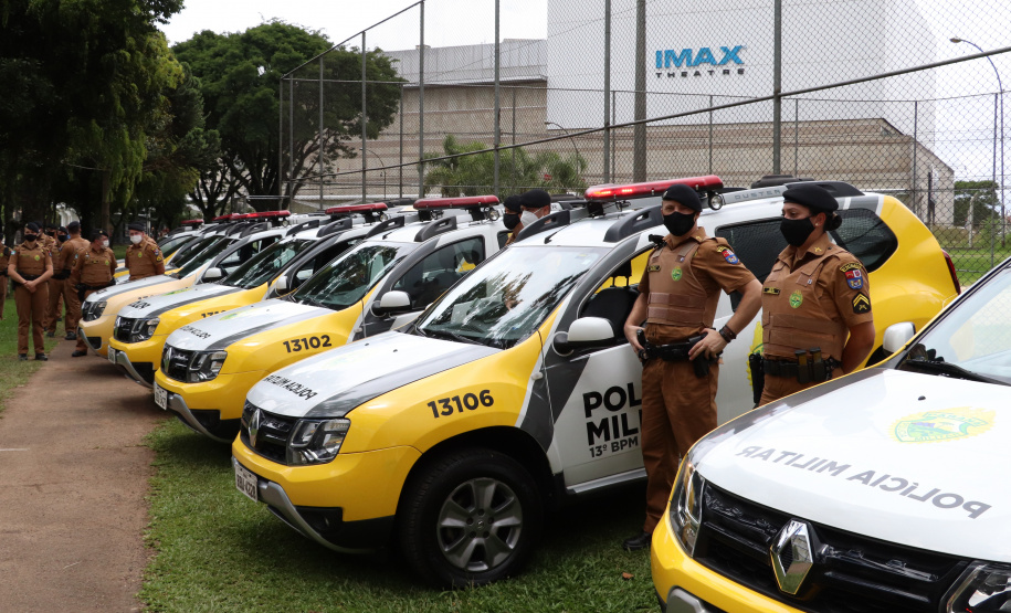 Operação da PM reforça policiamento em alguns bairros de Curitiba