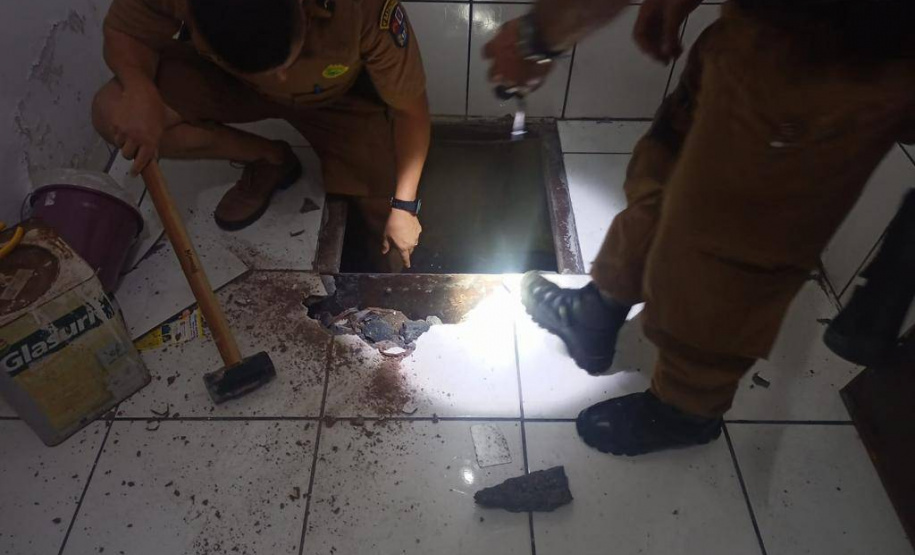 Policiais militares da ROTAM de Paranaguá localizam depósito com pasta base de cocaína estimada em R$ 150 milhões