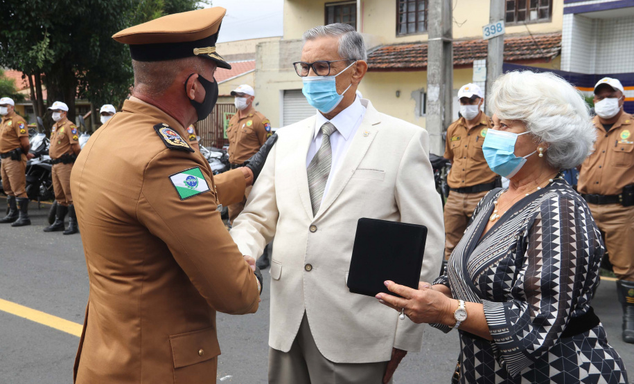 Batalhão de Trânsito completa 70 anos e recebe 45 novas motocicletas durante solenidade em Curitiba