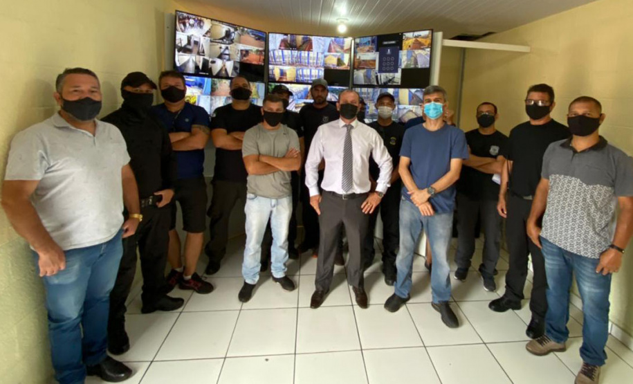 Novas câmeras de segurança reforçam monitoramento na Penitenciária de Foz do Iguaçu