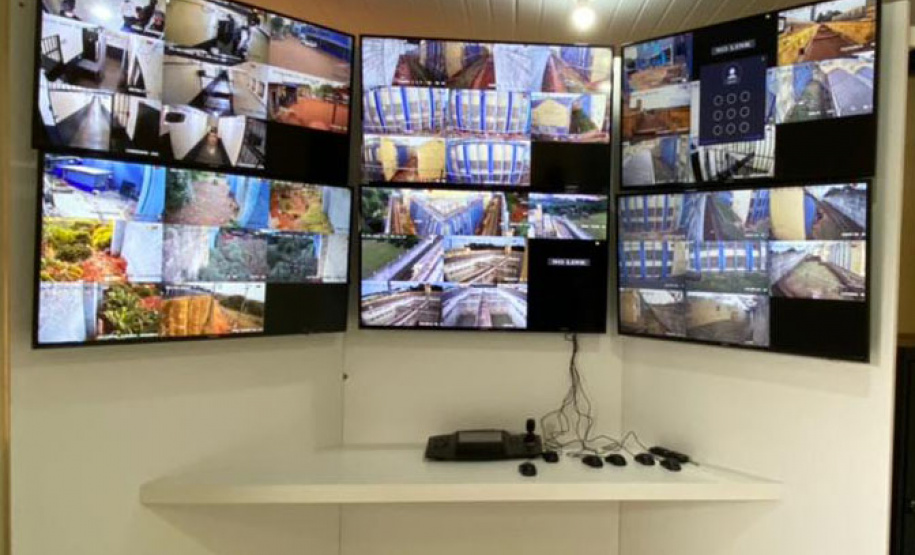 Novas câmeras de segurança reforçam monitoramento na Penitenciária de Foz do Iguaçu