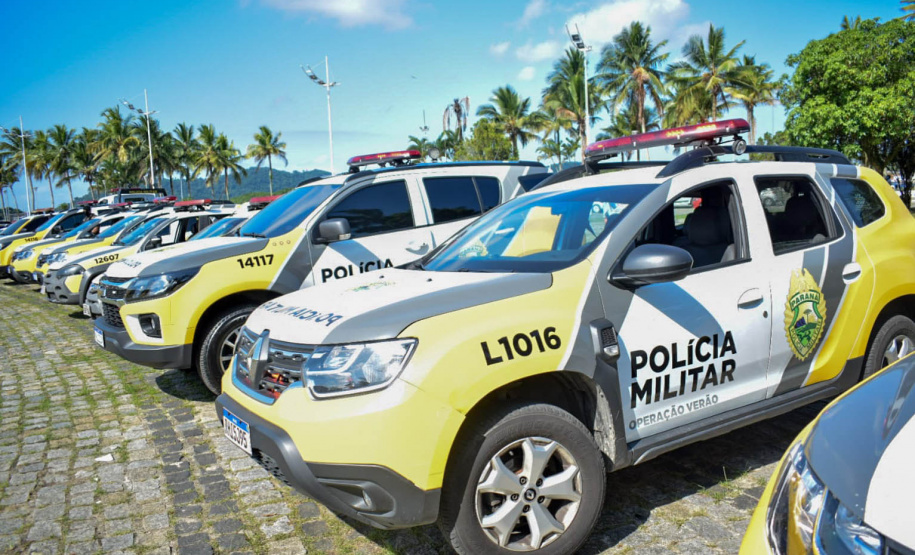 Com apoio de helicóptero e 50 viaturas, PM desencadeia megaoperação no Litoral