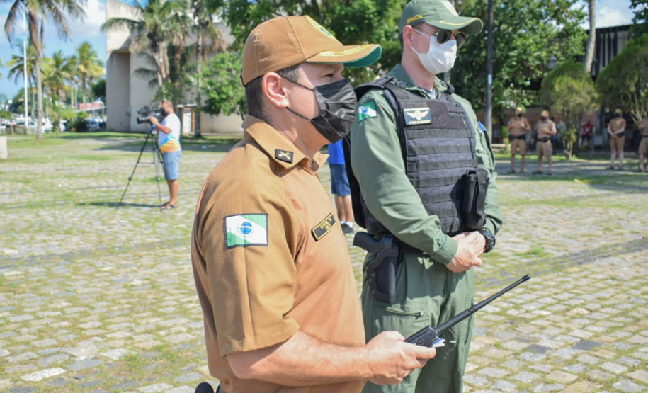Com apoio de helicóptero e 50 viaturas, PM desencadeia megaoperação no Litoral