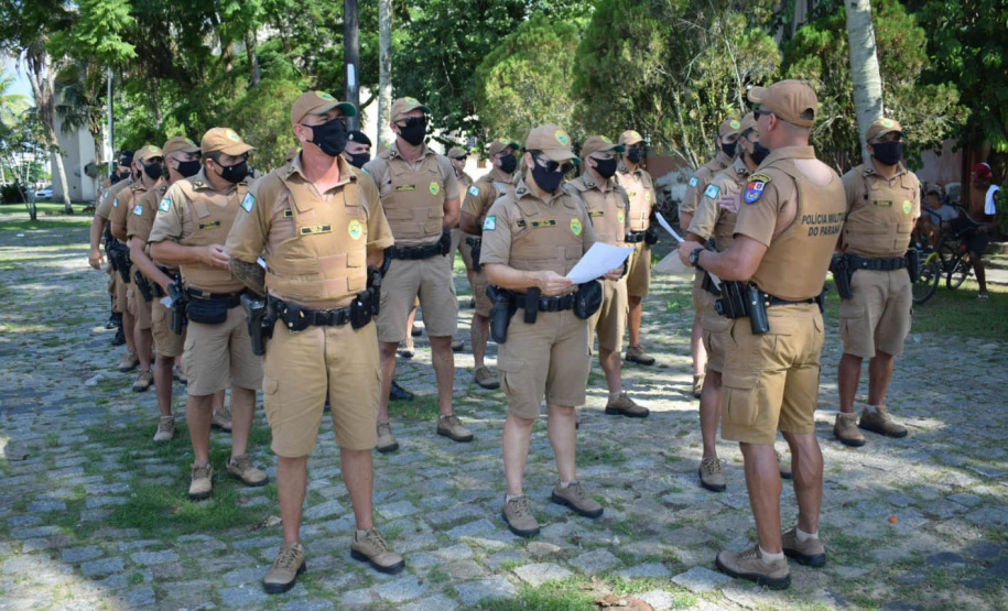 Com apoio de helicóptero e 50 viaturas, PM desencadeia megaoperação no Litoral