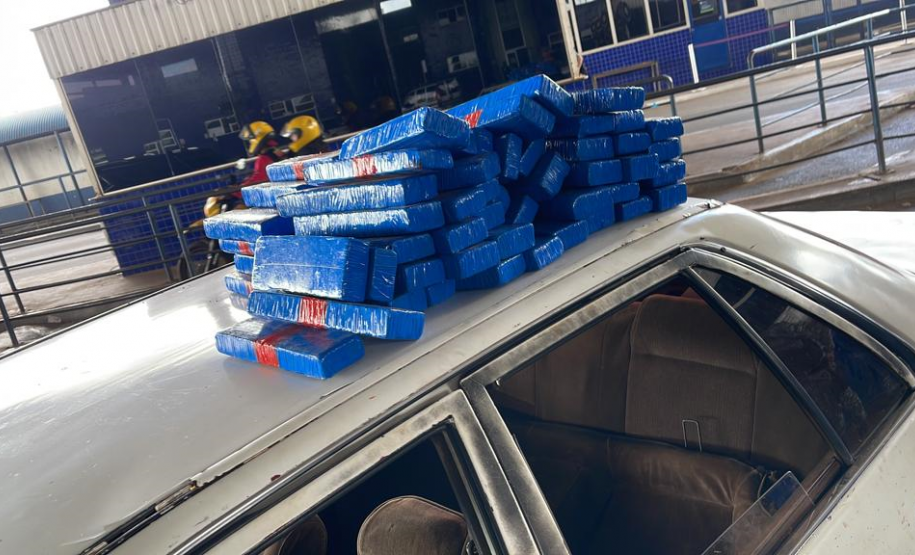 Força Nacional apreende adolescente com 48 quilos de maconha na Ponte Internacional da Amizade