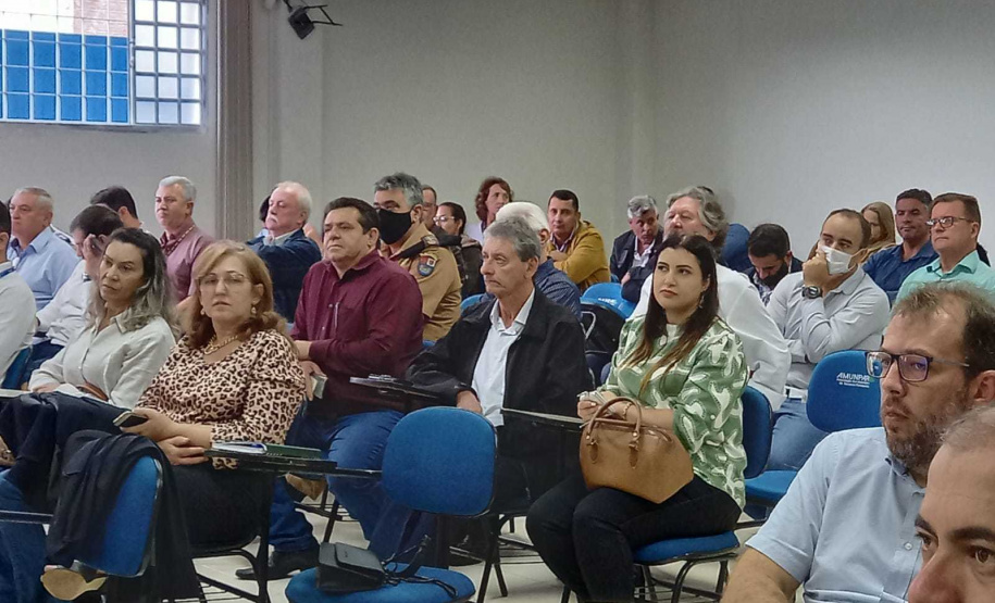 Segurança Pública expõe atividades da Pasta em reunião no Noroeste do estado