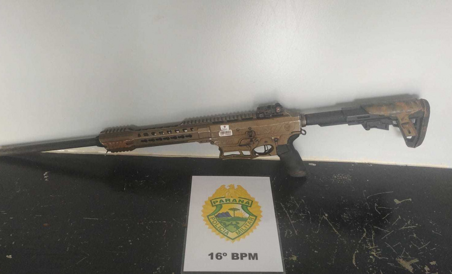 PM localiza mais uma arma de fogo longa durante buscas em Guarapuava