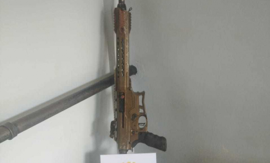 PM localiza mais uma arma de fogo longa durante buscas em Guarapuava