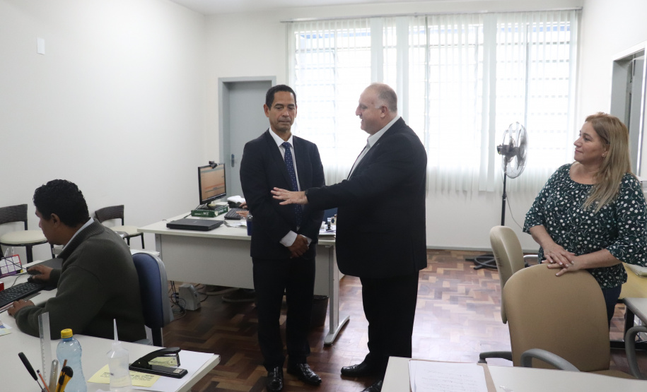 Secretário Marinho visita Centro Integrado de Segurança Pública em Campo Largo