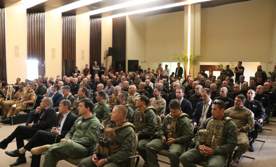PCPR realiza abertura do VIII Curso de Operações Táticas Especiais