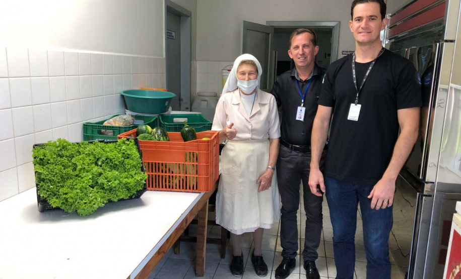 Orgânicos cultivados por presos de Guarapuava são distribuídos a instituições de acolhimento