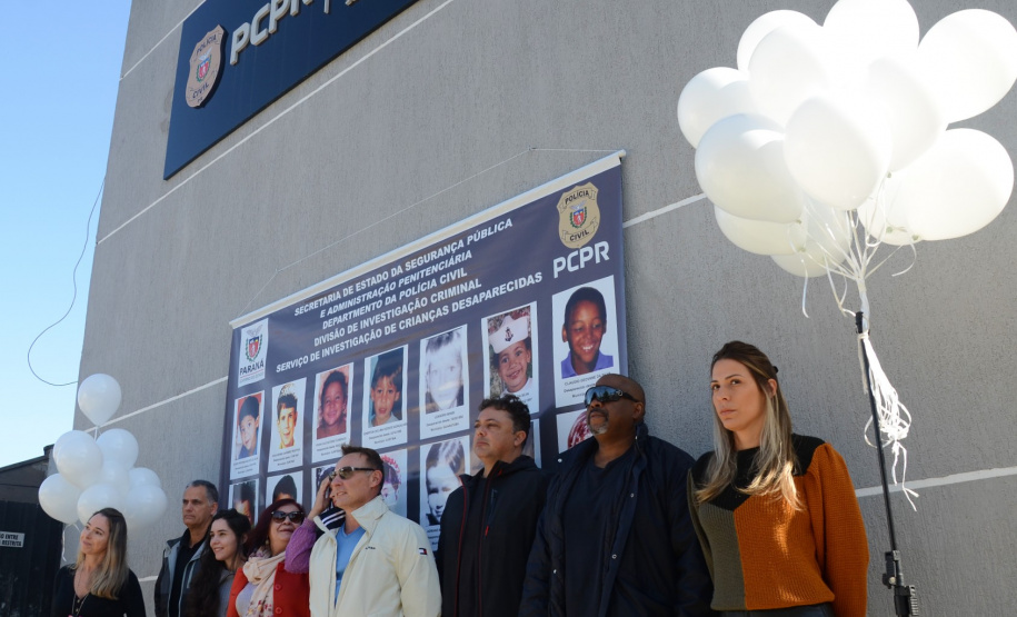 PCPR realiza ato simbólico alusivo ao Dia Internacional das Crianças Desaparecidas