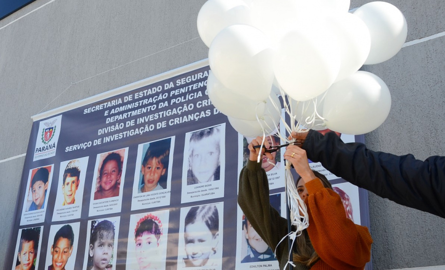 PCPR realiza ato simbólico alusivo ao Dia Internacional das Crianças Desaparecidas