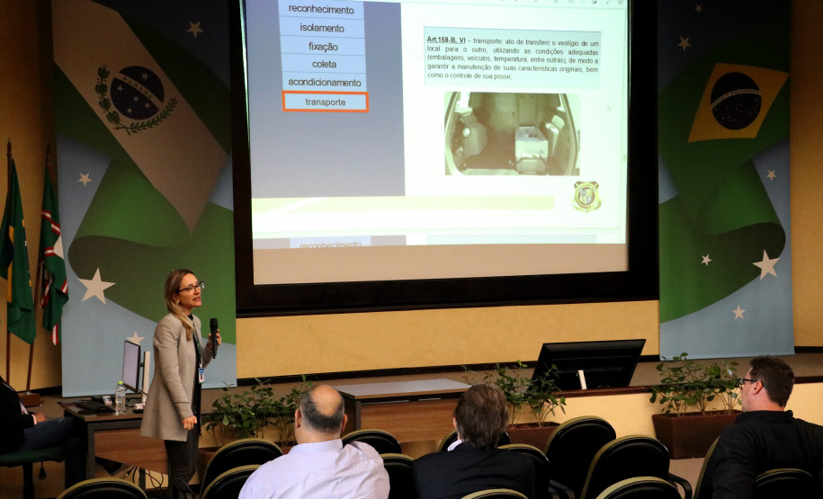 Polícia Científica do Paraná promove 2º Curso de Atualização e Padronização de Procedimentos dos Gestores