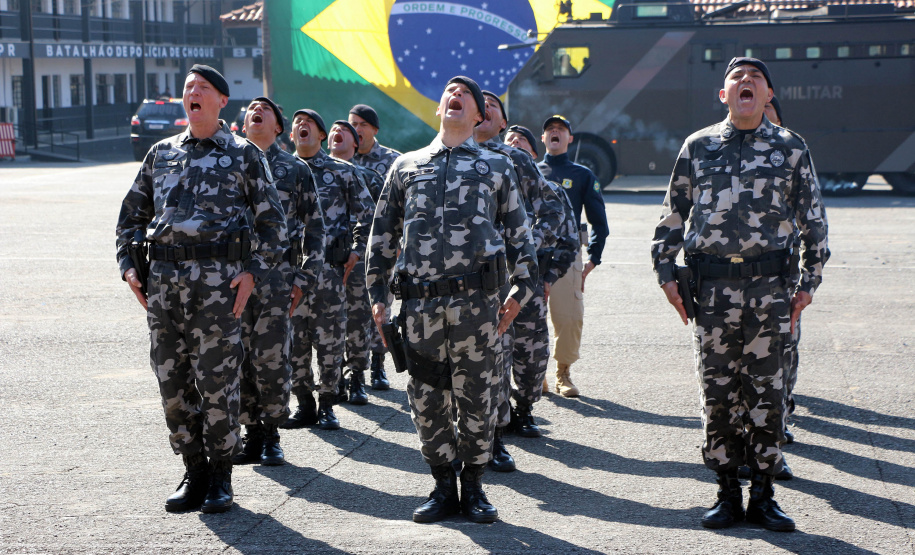 Formatura do XVII Curso de Controle de Distúrbios Civis (CCDC)