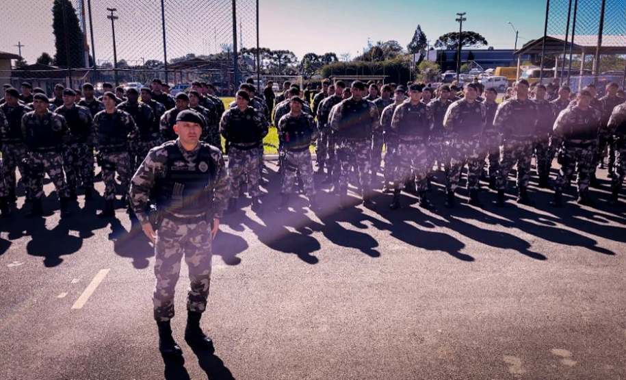Batalhão de Guarapuava comemora aniversário com homenagens e lançamento da Operação Pronta Resposta