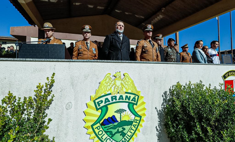 Batalhão de Guarapuava comemora aniversário com homenagens e lançamento da Operação Pronta Resposta