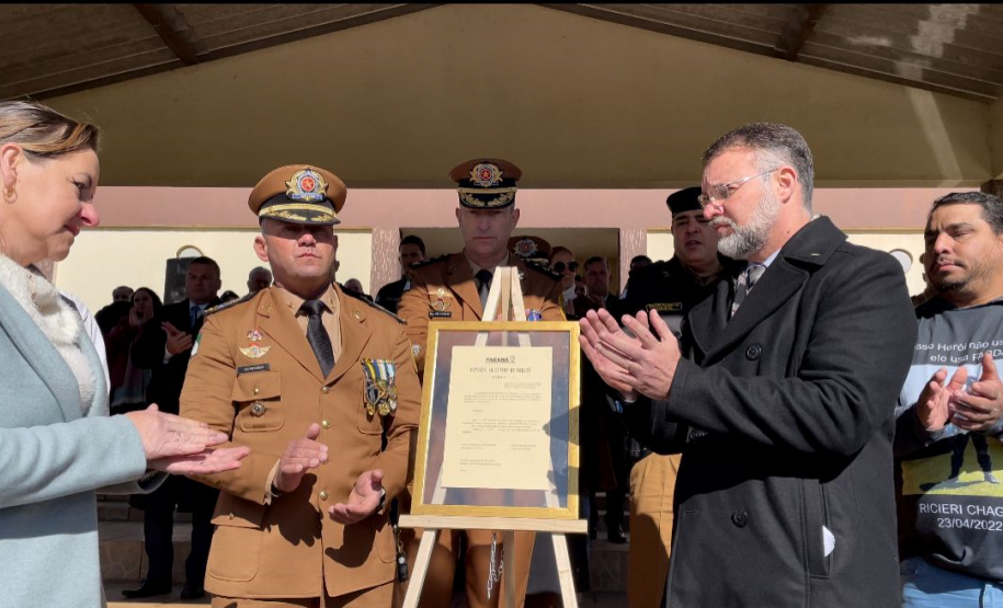 Batalhão de Guarapuava comemora aniversário com homenagens e lançamento da Operação Pronta Resposta