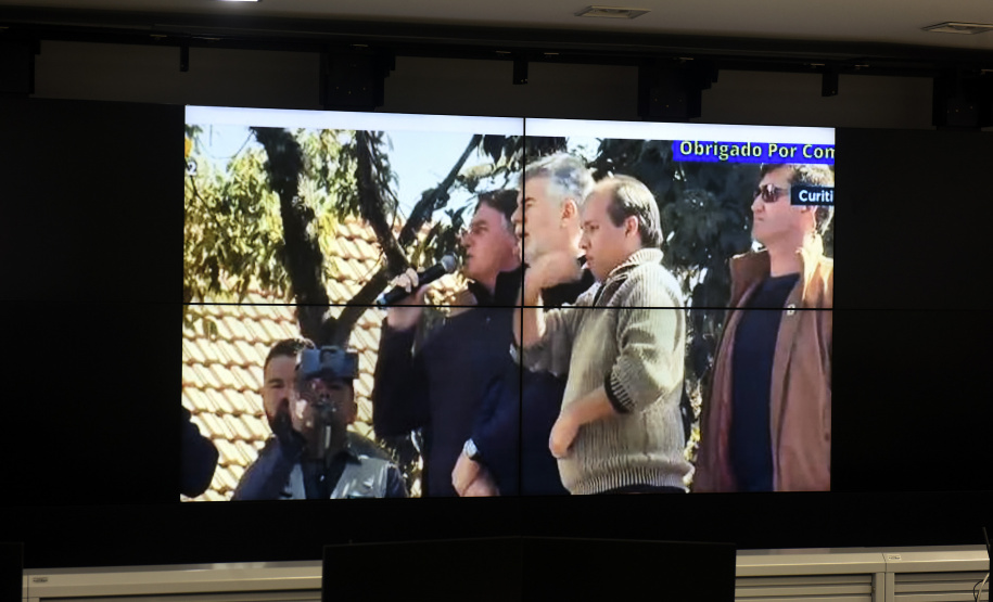 Visita de Bolsonaro ao Paraná tem acompanhamento por central de monitoramento e policiamento integrado