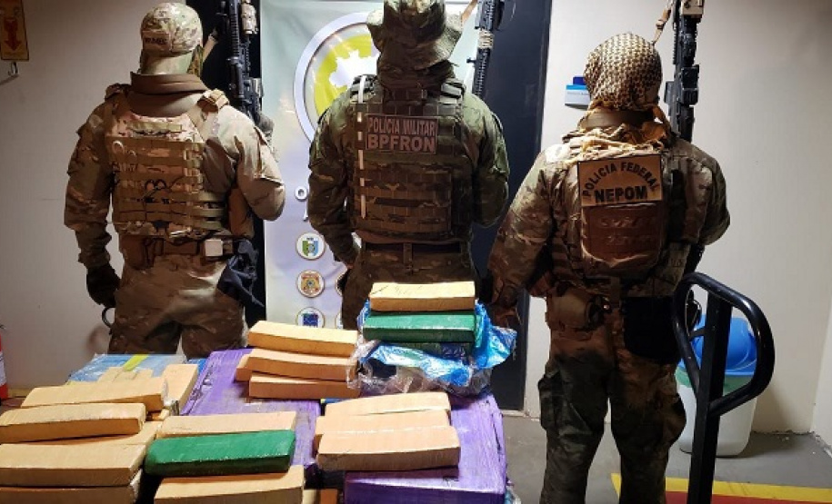 BPFRON apreende mais de 90 quilos de maconha em Toledo