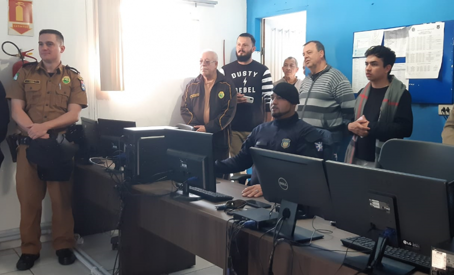 Inauguração Sistema de Monitoramento CONSEG Matinhos