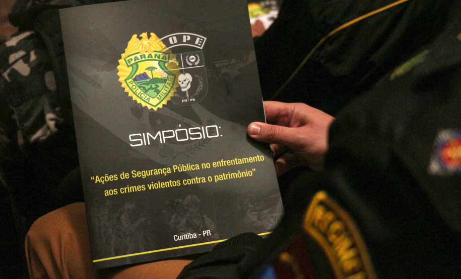 Polícia Militar do Paraná realiza simpósio para enfrentamento de crimes violentos contra o patrimônio