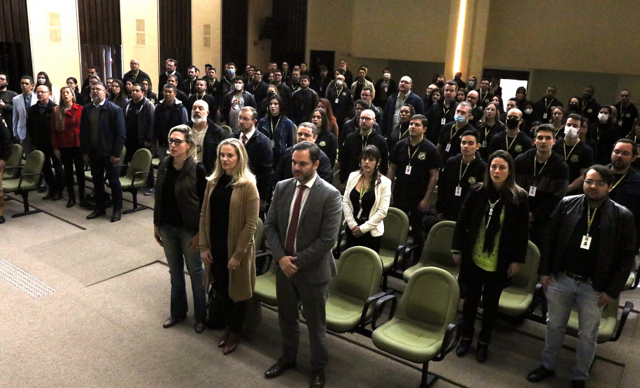 Abertura do curso de formação de peritos e auxiliares de perícia da policia científica