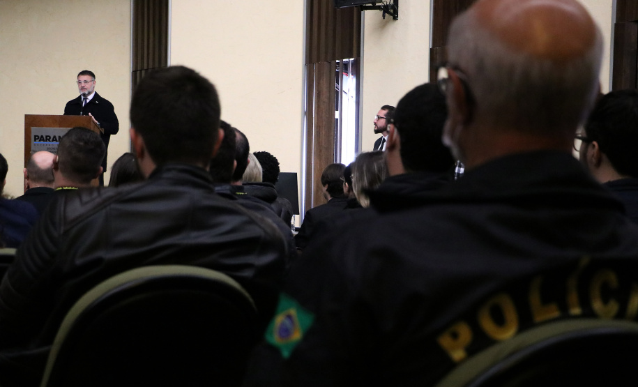 Abertura do curso de formação de peritos e auxiliares de perícia da policia científica