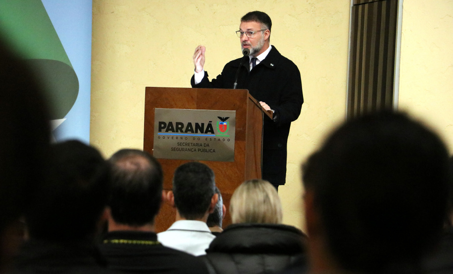 Abertura do curso de formação de peritos e auxiliares de perícia da policia científica