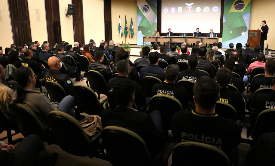Abertura do curso de formação de peritos e auxiliares de perícia da policia científica