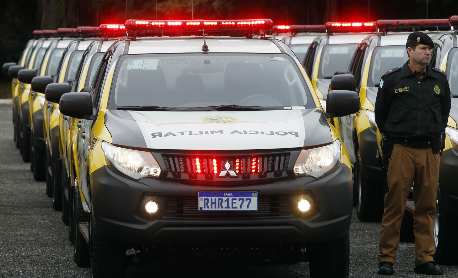 Estado investe R$ 55,3 milhões e entrega 250 viaturas, 88 motos e equipamentos para as polícias