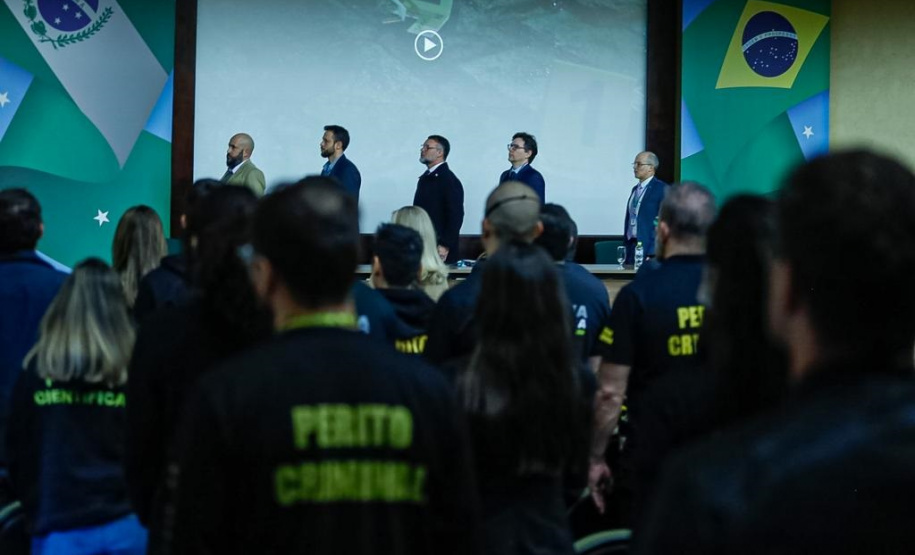 Abertura do curso de formação de peritos e auxiliares de perícia da policia científica