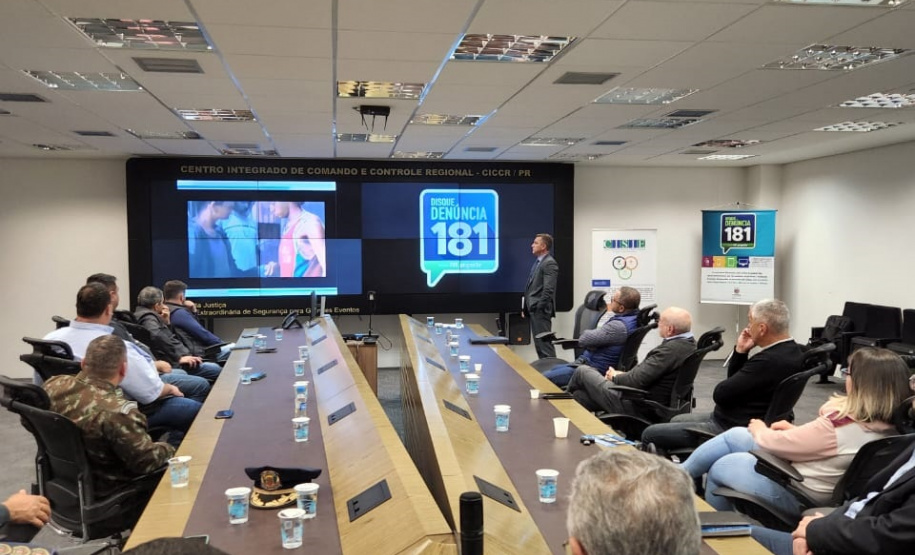 Disque-Denúncia 181 promove encontro para reforçar a integração da Segurança Pública com a iniciativa privada