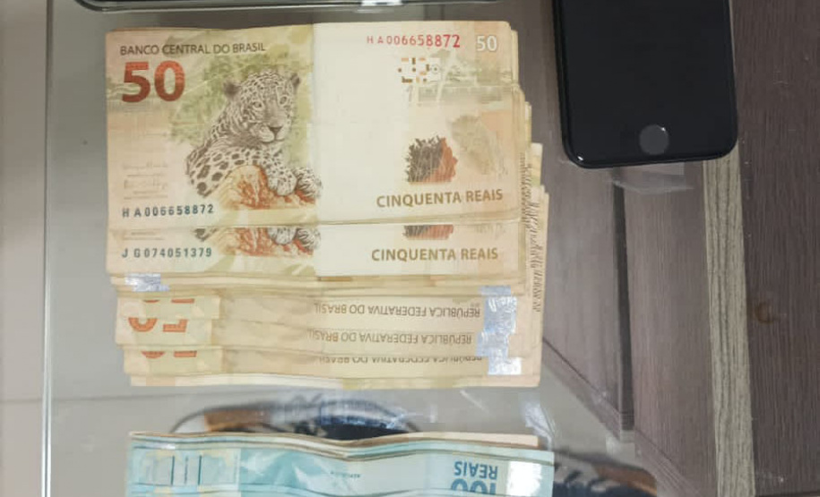 Dinheiro apreendido